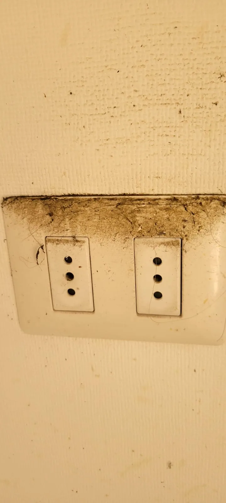 Instalación de enchufe antes