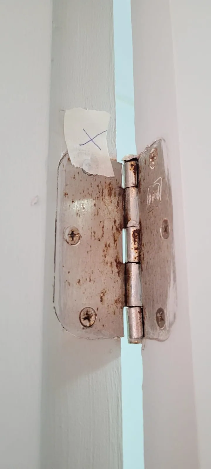 Cambio de bisagras antes